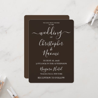 Create Your Own Custom Personalised Wedding Invitation