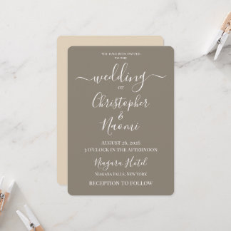 Create Your Own Custom Personalised Wedding Invitation