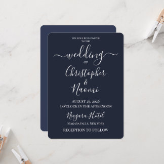 Create Your Own Custom Personalised Wedding Invitation