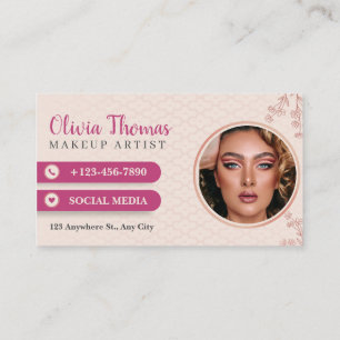 Create your own Custom Personlaised Makeup Artist Business Card