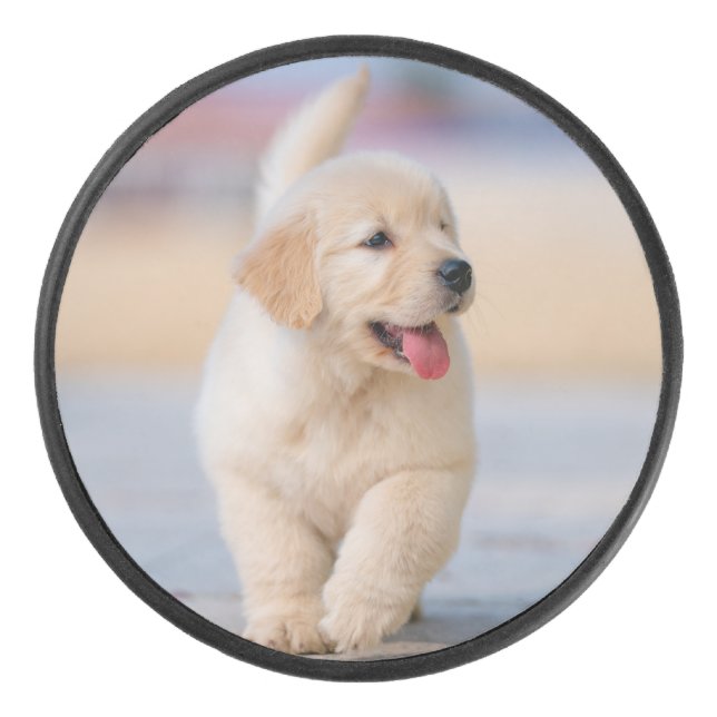 Create your own custom pet hockey puck (Front)