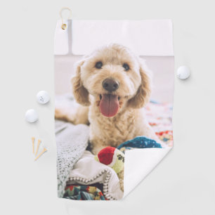 Create Your Own   Custom Pet Photo Golf Towel