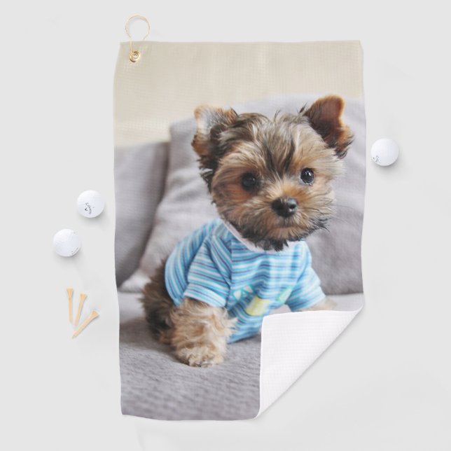 Create Your Own Custom Pet Photo Golf Towel (InSitu)