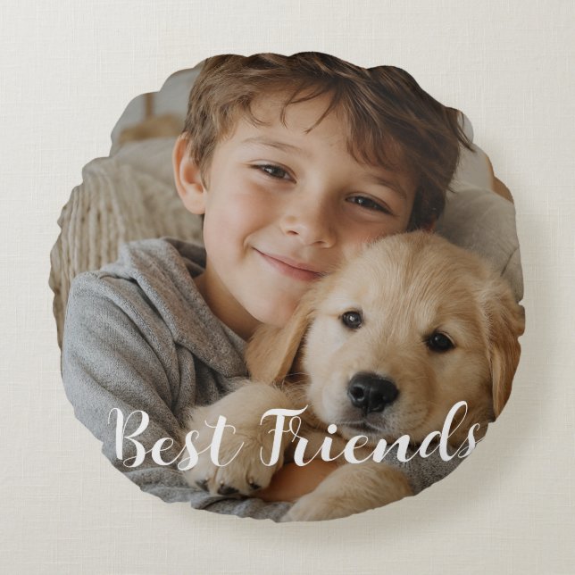 Create your own custom pet round cushion (Front)
