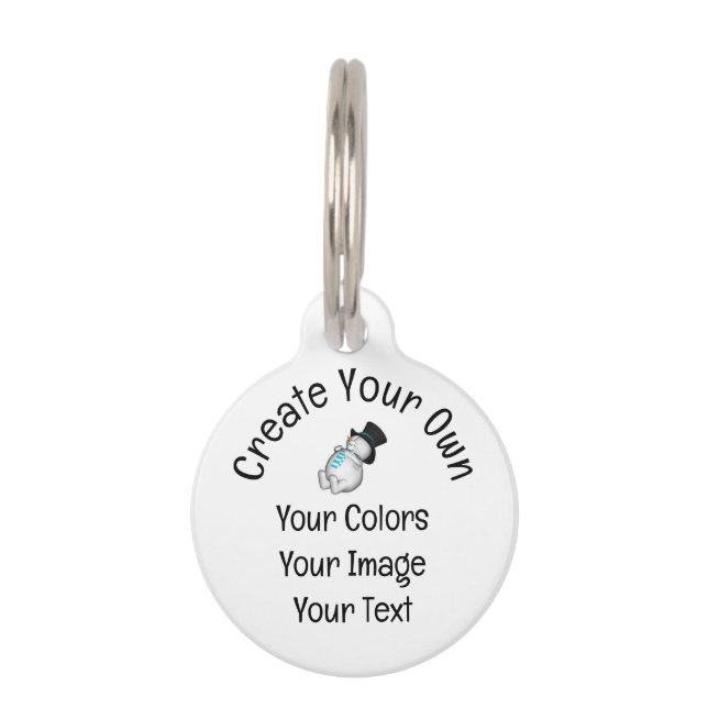 Create Your Own Custom Pet Tag (Front)
