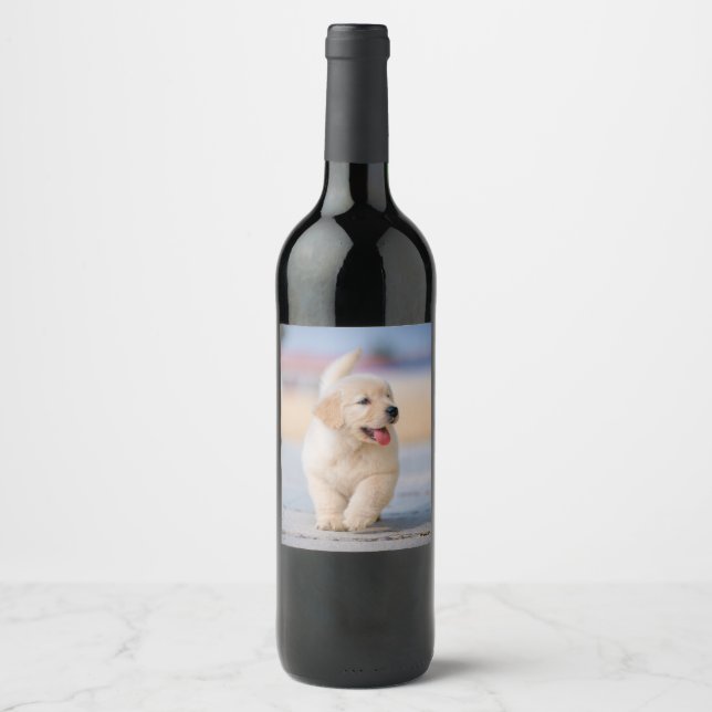 Create your own custom pet wine label (Front)