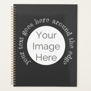 create your own custom photo and text planner