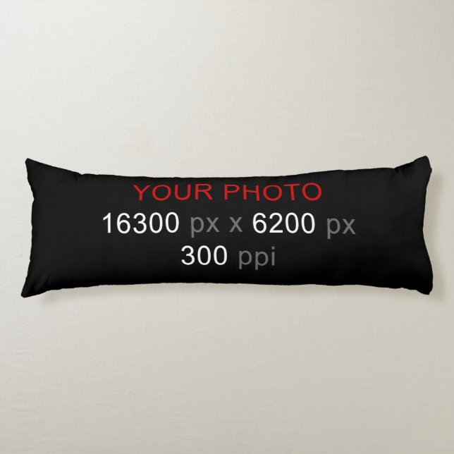 Create Your Own Custom Photo Body Pillow (Front)