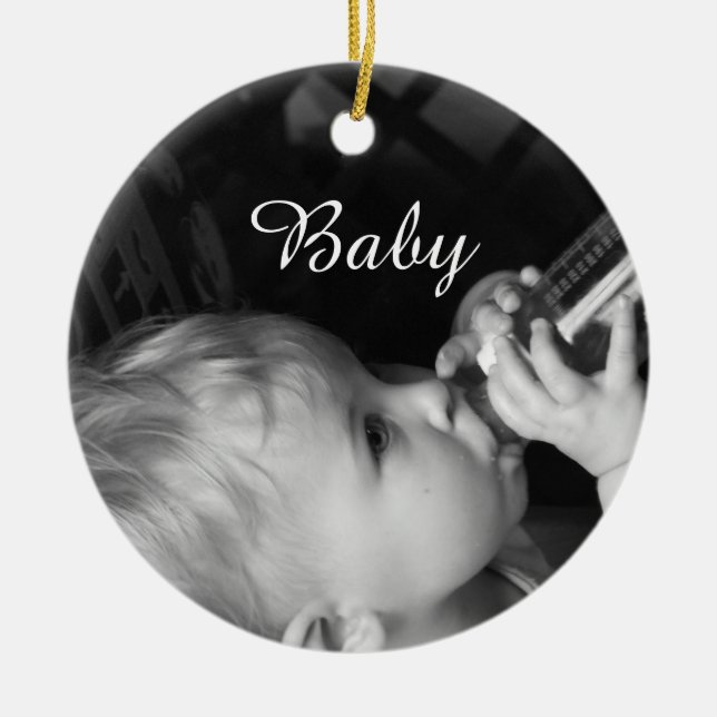 Create-Your-Own- Custom Photo | Ceramic Tree Decoration (Front)