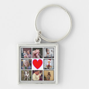 Create Your Own Custom Photo Collage Key Ring