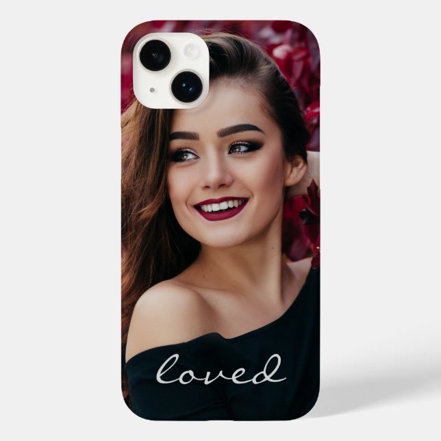 Create Your Own Custom Photo DIY Loved Case-Mate iPhone Case (Back)