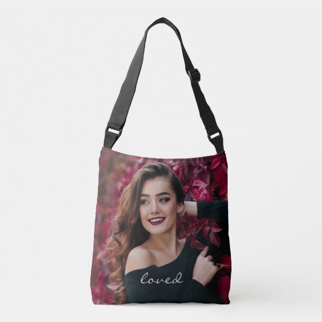 Create Your Own Custom Photo DIY Loved Crossbody Bag (Front)