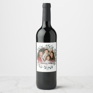 Create Your Own Custom Photo Family Name Year Wine Label