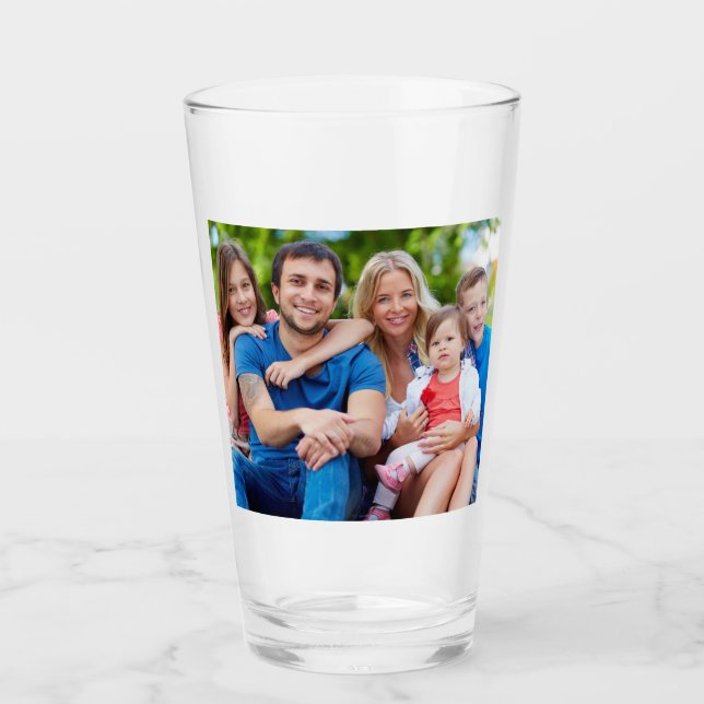 Create Your Own Custom Photo Glass (Front)