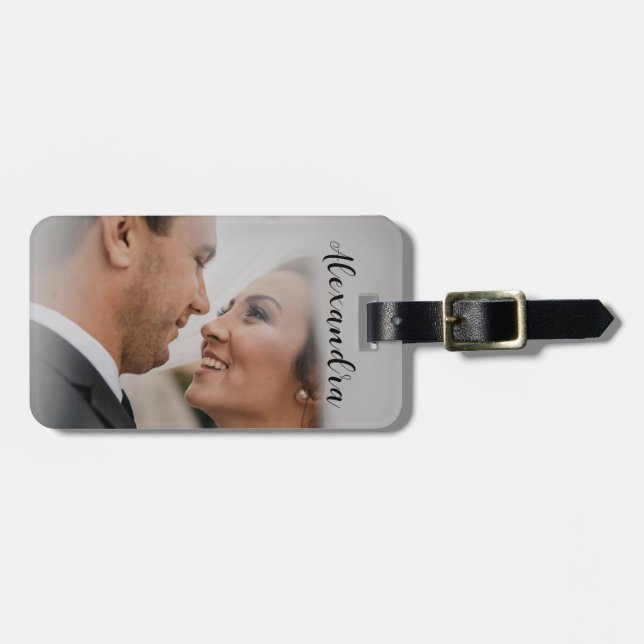 Create Your Own Custom Photo Luggage Tag (Front Horizontal)