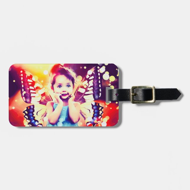 Create Your Own Custom Photo Personalised Luggage Tag (Front Horizontal)