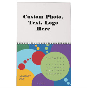 Create Your Own Custom Photo Playful Party Calendar