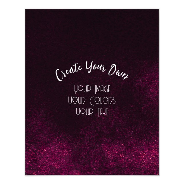 Create Your Own Custom Photo Print (Front)