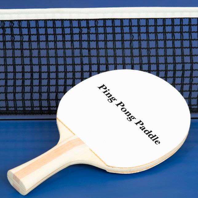 Create Your Own Custom Ping Pong Paddle (Insitu)