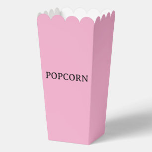 Create Your Own Custom Pink Popcorn Favour Box