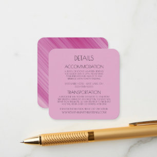 Create Your Own Custom Pink Streaks Enclosure Card