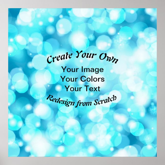 Create Your Own Custom Poster (Front)