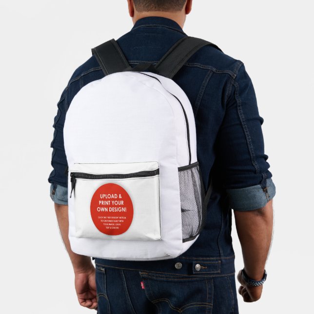 Create Your Own Custom  Printed Backpack (Insitu (Model))