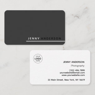 Create Your Own Custom Professional Modern Simple  Business Card