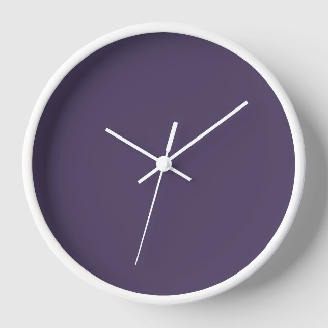 Create Your Own Custom Purple Clock (Front)