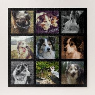 Create Your own Custom Puzzle with 9 Pet Photos.