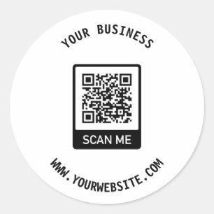 Create Your Own Custom QR Code Business Sticker