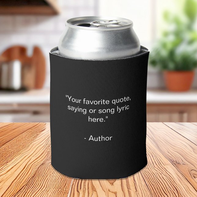 Create Your Own Custom Quote Can Cooler (Creator Uploaded)