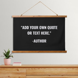 Create Your Own Custom Quote Hanging Tapestry