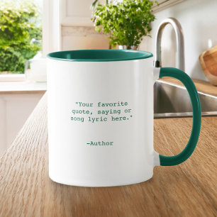 Create Your Own Custom Quote Mug