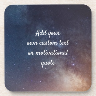 Create Your Own Custom Quote - Night Sky Coaster