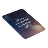 Create Your Own Custom Quote - Night Sky Magnet (Right Side)
