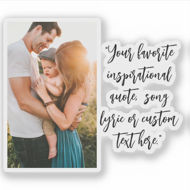 Create Your Own Custom Quote Photo (Front)