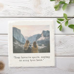 Create Your Own Custom Quote Photo Stone Coaster<br><div class="desc">Create your own custom quote and personalised photo coaster. Features one of your favourite pictures and text in minimalist modern typography.</div>