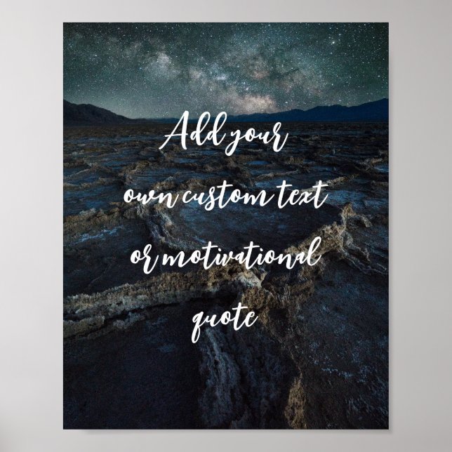 Create Your Own Custom Quote Poster (Front)
