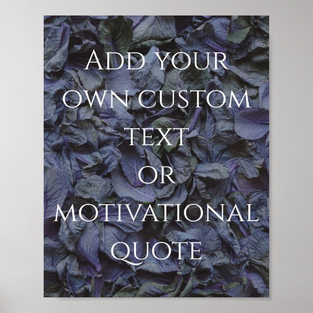 Create Your Own Custom Quote Poster (Front)