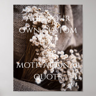 Create Your Own Custom Quote Poster