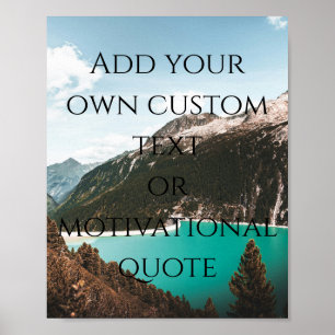 Create Your Own Custom Quote Poster