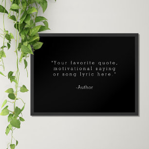 Create Your Own Custom Quote Poster