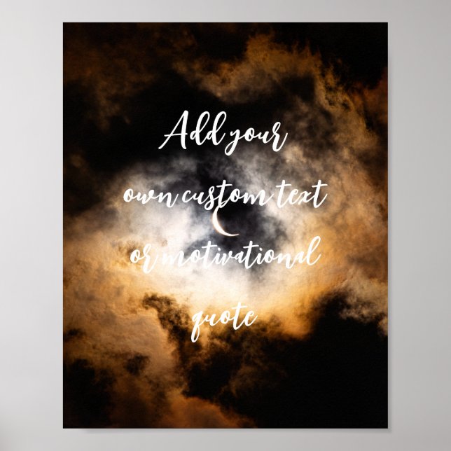 Create Your Own Custom Quote Poster (Front)