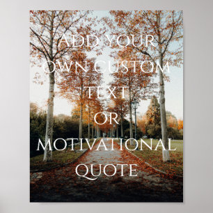 Create Your Own Custom Quote Poster