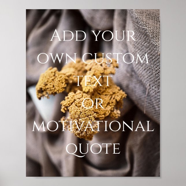 Create Your Own Custom Quote Poster (Front)