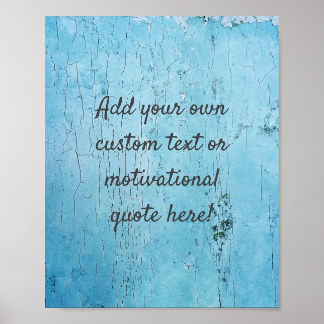 Create Your Own Custom Quote Poster - Paint (Front)