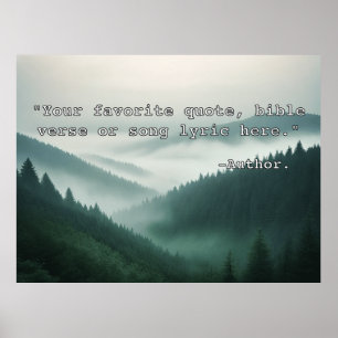 Create Your Own Custom Quote Poster Text & Image 1