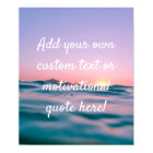 Create Your Own Custom Quote - Sunset Sea