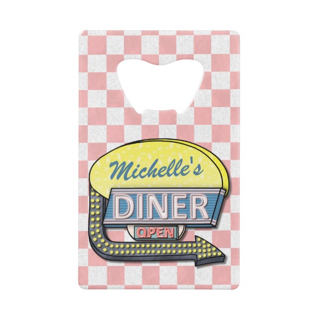 Create Your Own Custom Retro 50's Diner Sign (Front)